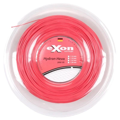 Exon Hydron Hexa tenisový výplet 200 m červená Exon Hydron Hexa tenisový výplet 200 m červená