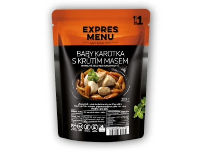 Expres Menu Baby karotka s krůtím masem (SCD) 300 g