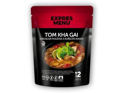Expres Menu Thom Kha Gai thajská kokosová polévka s kuřecím masem 600g