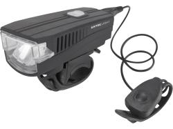 EXTOL LIGHT Svetlo biele na bicykel 350lm, USB nabíjanie, klaksón, 5W LED EXTOL LIGHT Svetlo biele na bicykel 350lm, USB nabíjanie, klaksón, 5W LED