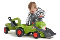 Falk odrážedlo/chodítko traktor s nakladačem, bagrem a vlečkou 912N Class