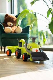 Falk odrážedlo/chodítko traktor s nakladačem, bagrem a vlečkou 912N Class