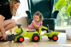 Falk odrážedlo/chodítko traktor s nakladačem, bagrem a vlečkou 912N Class