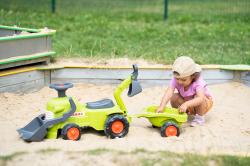 Falk odrážedlo/chodítko traktor s nakladačem, bagrem a vlečkou 912N Class