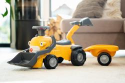 Falk Odrážedlo Marcel Construction s nakladačem, vlečkou a bagrem