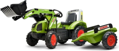 Falk Šlapací traktor 1040 Clas Arion 430 s nakladačem a vlečkou Falk Šlapací traktor 1040 Clas Arion 430 s nakladačem a vlečkou