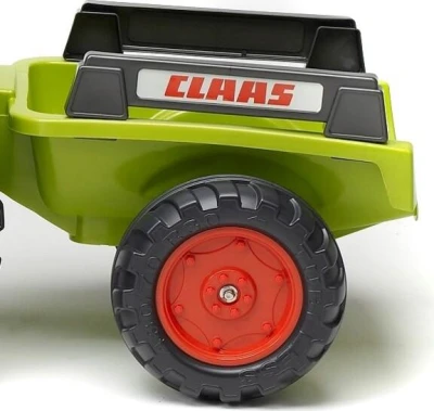 Falk Šlapací traktor 1040 Clas Arion 430 s nakladačem a vlečkou