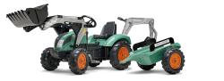 Falk Šlapací traktor 1054Y Farm Lander s nakladačem, bagrem a vlečkou Falk Šlapací traktor 1054Y Farm Lander s nakladačem, bagrem a vlečkou