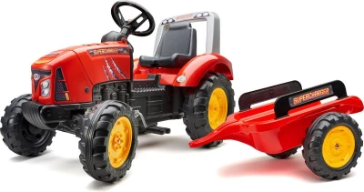 Falk Šlapací traktor 2020AB Supercharger červený