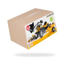 Falk Šlapací traktor 2035M SuperBuilder s nakladačem a vlečkou