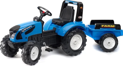 Falk Šlapací traktor 3010AB Landini Serie 7 s vlečkou
