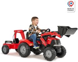 Falk Šlapací traktor 996Y Case IH s nakladačem, rýpadlem a vlečkou