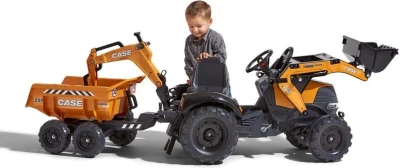 Falk Šlapací traktor 997W Case CE 580 Super N oranžový