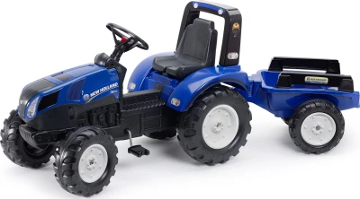 Falk Šliapací traktor 3090B - New Holland T8 s přívěsem