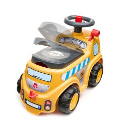 Falk Traktor Baby JCB s volantem, klaksonem a přívěsem