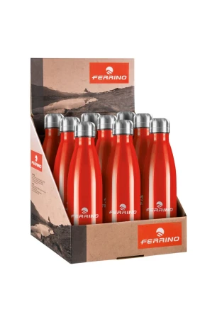 Ferrino Aster Inox - 370 ml červená termoláhev