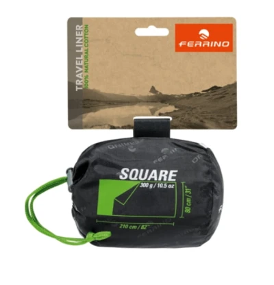 Ferrino Travel Liner - Square bílá vložka do spacáku