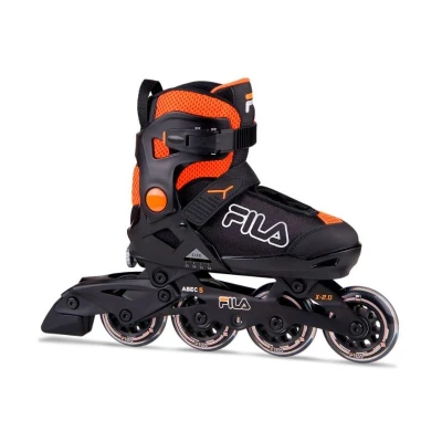 Fila X 2.0 Black/Orange dětské kolečkové brusle + sleva 200,- na příslušenství Fila X 2.0 Black/Orange dětské kolečkové brusle + sleva 200,- na příslušenství
