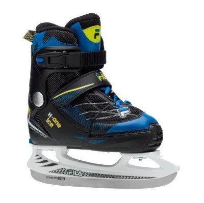 Fila X-One Ice Blue/Lime dětské lední brusle POUZE M, EU 32-35 (VÝPRODEJ)