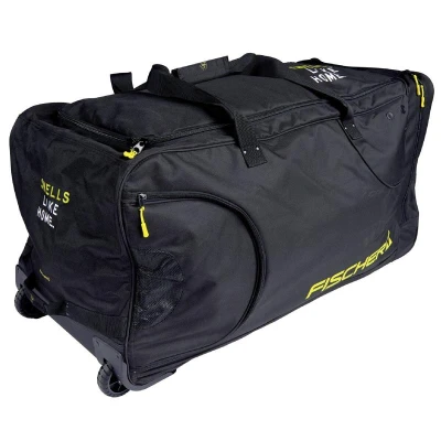 Fischer Player Bag SR S25 černá hokejová taška s kolečky