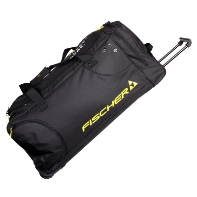 Fischer Player Bag SR S25 černá hokejová taška s kolečky