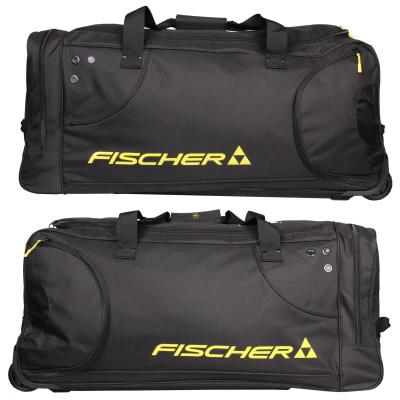 Fischer Player Bag SR S25 černá hokejová taška s kolečky