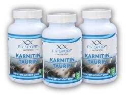 Fit Sport Nutrition 3x Karnitin Taurin 120 vege caps (VÝPRODEJ)
