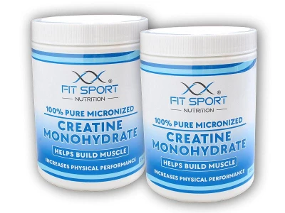 FitSport Nutrition 2x 100% Pure Micronized Creatine Monohydrate 550g FitSport Nutrition 2x 100% Pure Micronized Creatine Monohydrate 550g
