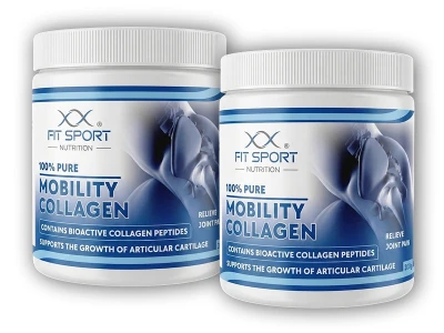 FitSport Nutrition 2x 100% Pure Mobility Collagen 300g Bioaktivní kolagenní peptidy FORTIGEL