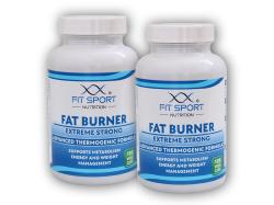FitSport Nutrition 2x Fat Burner Extreme Strong 120 vege caps - Spaľovač tukov