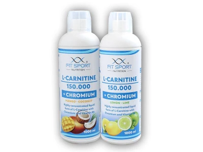 FitSport Nutrition 2x L-Carnitine 150000 + Chromium 1000ml FitSport Nutrition 2x L-Carnitine 150000 + Chromium 1000ml