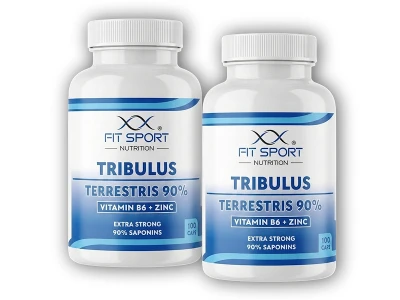 FitSport Nutrition 2x Tribulus Terrestris 90% + Vitamin B6 + Zinc 100 caps