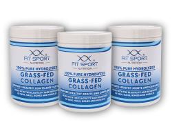 FitSport Nutrition 3x 100% Pure Hydrolyzed Grass-Fed Collagen 400g - Hydrolyzovaný Kolagén FitSport Nutrition 3x 100% Pure Hydrolyzed Grass-Fed Collagen 400g - Hydrolyzovaný Kolagén