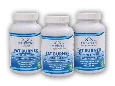 FitSport Nutrition 3x Fat Burner Extreme Strong 120 vege caps - Spalovač tuků FitSport Nutrition 3x Fat Burner Extreme Strong 120 vege caps - Spalovač tuků