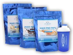 Fit Sport Nutrition 3x Maxi Pro 90% 750g + šejker Fitsport