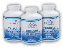 FitSport Nutrition 3x Tribulus Terrestris 90% + Vitamin B6 + Zinc 240 caps