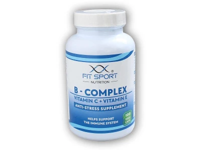 FitSport Nutrition B-Complex + Vitamin C + Vitamin E 100 vege caps FitSport Nutrition B-Complex + Vitamin C + Vitamin E 100 vege caps