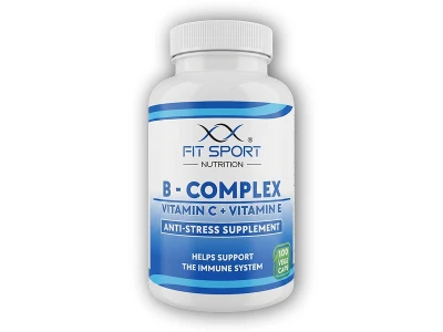 FitSport Nutrition B-Complex + Vitamin C + Vitamin E 100 vege caps