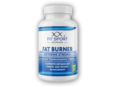 FitSport Nutrition Fat Burner Extreme Strong 120 vege caps - Spalovač tuků