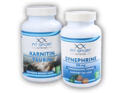 FitSport Nutrition Karnitin Taurin 120 vege caps + Synephrine 20mg 100 vege tabs FitSport Nutrition Karnitin Taurin 120 vege caps + Synephrine 20mg 100 vege tabs