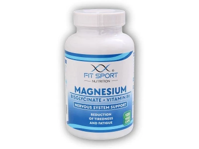 FitSport Nutrition Magnesium Bisglycinate + Vitamin B6 120 vege caps