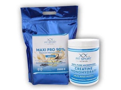 FitSport Nutrition Maxi Pro 90% 2500g + Creatine 550g FitSport Nutrition Maxi Pro 90% 2500g + Creatine 550g
