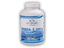 FitSport Nutrition Omega 3 3000mg Pure Fish Oil + Vitamin E 150 softgels - Rybí olej FitSport Nutrition Omega 3 3000mg Pure Fish Oil + Vitamin E 150 softgels - Rybí olej