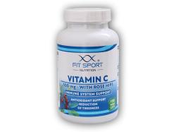 FitSport Nutrition Vitamin C 500mg with Rose Hips 130 vege caps