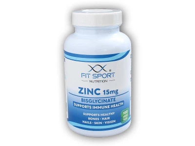 FitSport Nutrition Zinc 15mg Bisglycinate 100 vege tabs FitSport Nutrition Zinc 15mg Bisglycinate 100 vege tabs