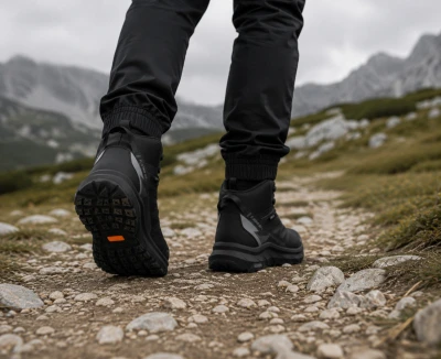 Bennon FJORD BAREFOOT+ O6 Black Mid boty