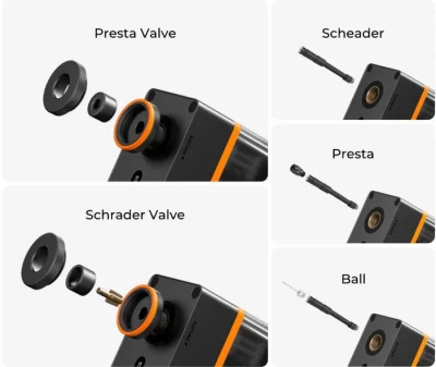 Flextail Cyklistická vzduchová pumpa TINY Tire Pump ACS