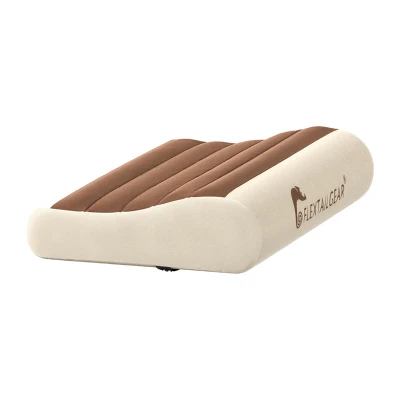 Flextail Zero Pillow hnědý nafukovací cestovní polštář