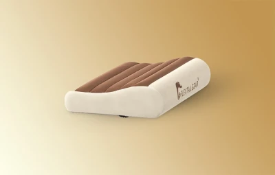 Flextail Zero Pillow hnědý nafukovací cestovní polštář