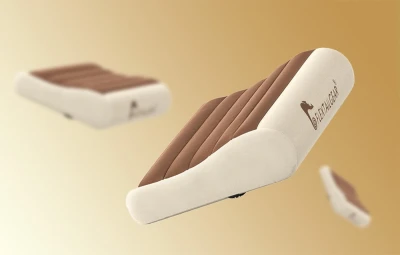 Flextail Zero Pillow hnědý nafukovací cestovní polštář